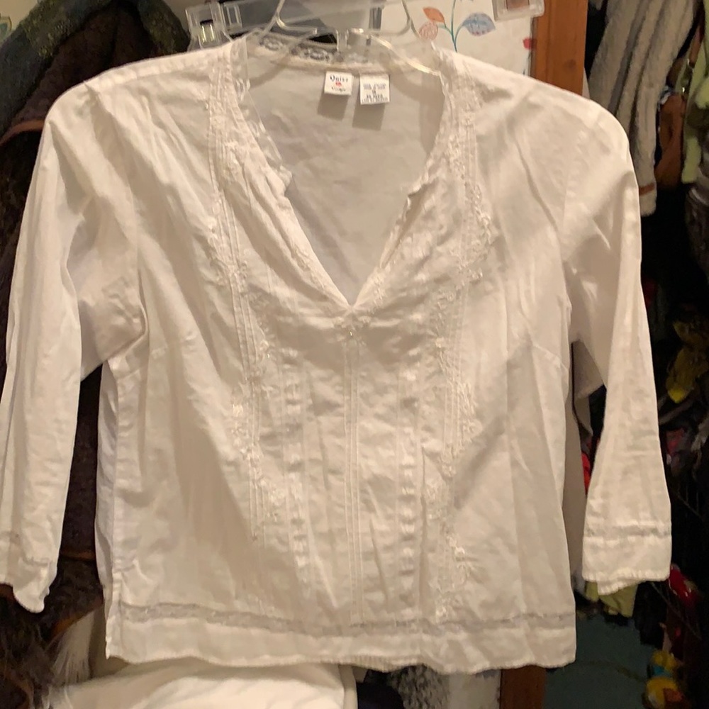 3/4 length blouse